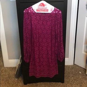 Laundry- Lace long sleeve dress